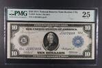 USA 10 DOLLARS 1914 FEDERAL RESERVE NOTE KANSAS CITY PMG 25