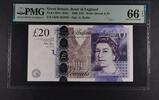 GREAT BRITAIN 20 POUNDS BANK OF ENGLAND. Queen. -