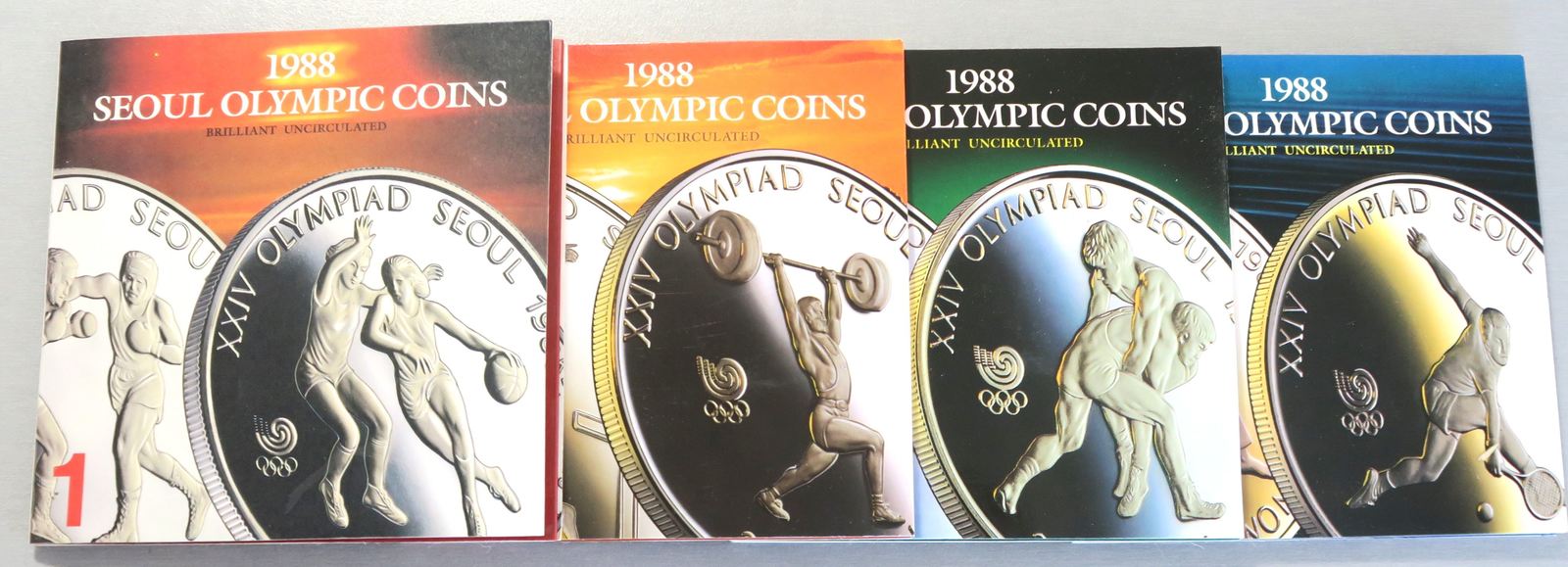 South Korea 1000 & 2000 Won 1988 Seoul Olympics coins BU | MA-Shops