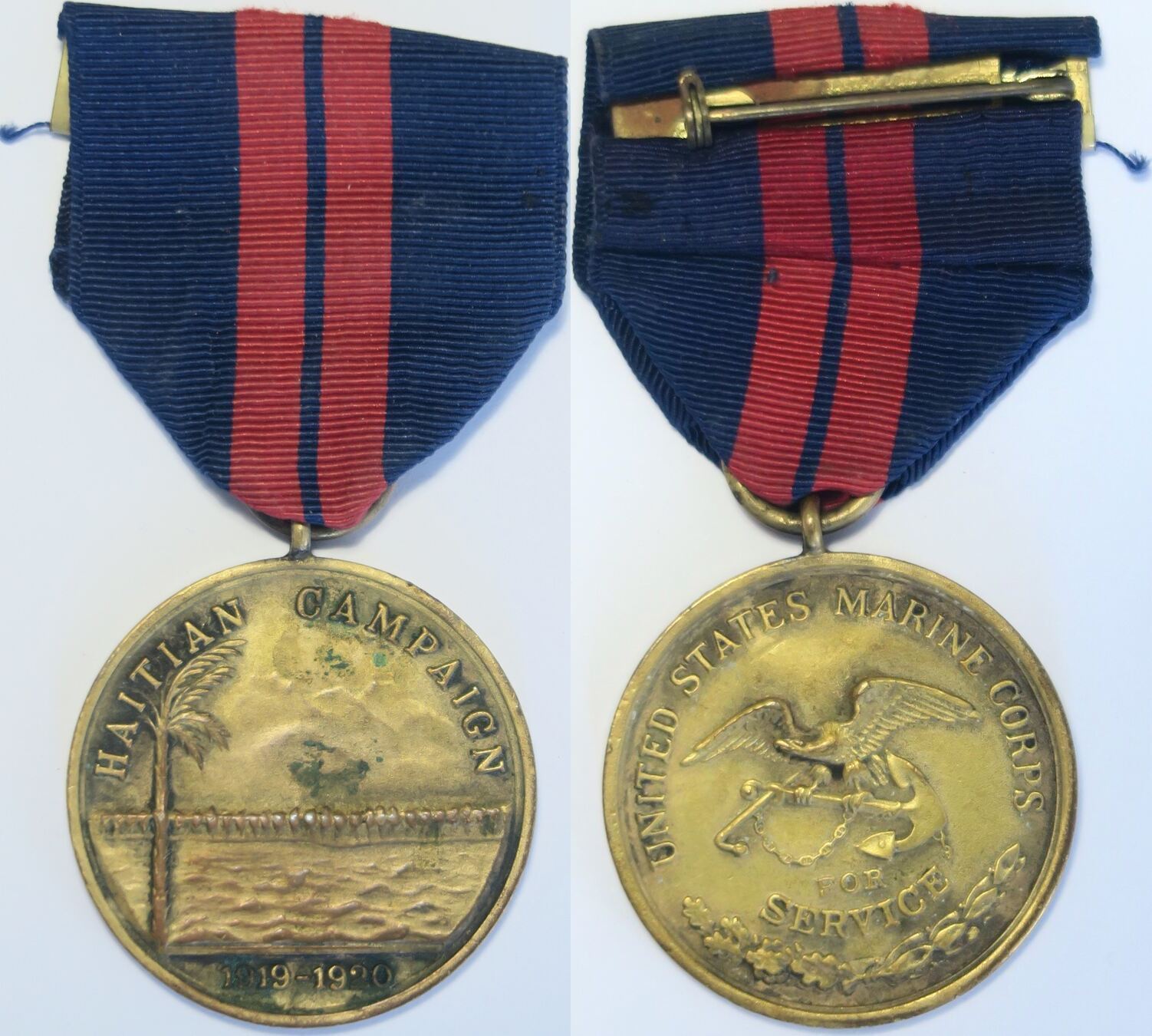 United States Medallion 1919-1920 Haitian Campaign EF | MA-Shops