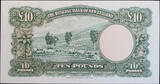 New Zealand 10 Pounds 1956-67 R.N. Fleming signature without security thread EF