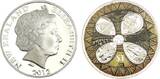 New Zealand Dollar 2012 Samoa 50 Years Friendship. Proof