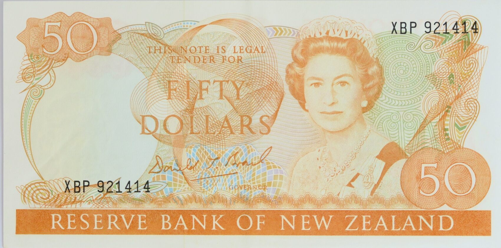 超目玉枠】 Money Paper World NEW Dollars【1989-92】 50 ZEALAND