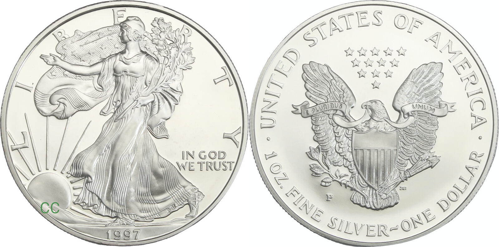 United States Dollar 1997P Philadephia mint Proof | MA-Shops