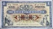 Scotland Pound The Royal Bank of Scotland. -