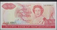New Zealand 100 Dollars Queen Elizabeth II -