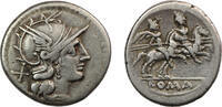 Italy Denarius Roman Republic - Anonymous issue -
