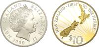 New Zealand 10 Dollars 2000 Millennium Special isssue Proof