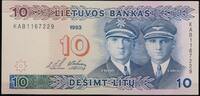 Lithuania 10 Litu 1993 Bank of Lithuania unz 850.44 元  ＋  132.64 元 运费