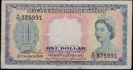 Malaya and British Borneo Dollar 1953 Queen Elizabeth s 210.66 元  ＋  132.64 元 运费