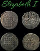 England Halfpennies 1581-1602 Queen Elizabeth I  3,120.89 元  ＋  132.64 元 运费