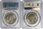 New Zealand 1/2 Cr 1949 Only 3 graded higher by PCGS MS64