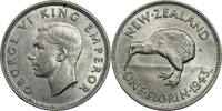 New Zealand Florin 1943 George VI. vz 327.69 元  ＋  132.64 元 运费