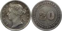 Straits Settlements 20 Cents 1874 H Queen Victoria, scarce low mintage c... 1,365.39 元  ＋  132.64 元 运费