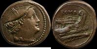 Italy Bronze Semuncia B.C. 215-211 Anonymous issue, rare this nice. gVF 2,091.00 元  ＋  132.64 元 运费