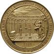 Rostock Stadt Kupfermedaille 1860, von Schröder, auf die Säkularfeier der Loge zu den drei Sternen. EF