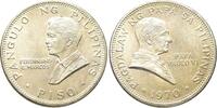 Philippinen 1 Piso Papst Paul VI. Silbermünze in Holder mit Zertifikat. -
