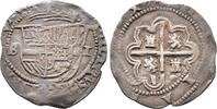 Bolivien Cob Real Philipp II. 1556-1598. Ex Sedwick 16, Nr. 582. -