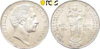 Bayern Doppelgulden Maximilian II. 1848-1864. Mariensäule. -