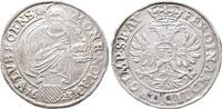 Lübeck Stadt Reichstaler (32 Schilling) Mit Titel Ferdinands II. und dem Abzeichen des Bürgermeisters Alexander Lüneburg -
