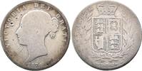Großbritannien 1/2 Crown Victoria 1837-1901. -