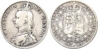 Großbritannien 1/2 Crown Victoria 1837-1901. -