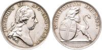 Römisch Deutsches Reich / Haus Habsburg Silbermedaille Josef II. 1765-1790, auf die Huldigung in Ypern (Belgien). -