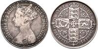 Großbritannien Florin Victoria 1837-1901. Gothic. -