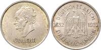 Weimarer Republik 3 Reichsmark 1932 A. Goethe. Vorzüglich 81.50 US$  +  10.48 US$ shipping