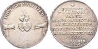 Sachsen 1/2 Reichstaler Friedrich August I. 1694-1733, auf die Vermählung seines Sohnes. -
