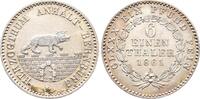 Anhalt Bernburg 1/6 Taler 1861 A. Alexander Carl 1834-1863. Kl. Kratzer,... 343.47 US$  +  52.39 US$ shipping