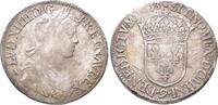 Frankreich Écu à la mèche longue Louis XIV. 1643-1715. -