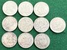 &Ouml;sterreich 2 Schilling. 10 St&uuml;ck. Komplette Serie der 2 Schilling-Gedenk... 1,520.19 元  ＋  350.81 元 运费