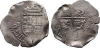 Spanien Cob 2 Reales Philip II. 1556-1598. Ship Treasure. -