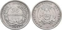 Uruguay 50 Cent&eacute;simos 1877. Kratzer, sehr sch&ouml;n 272.85 元  ＋  350.81 元 运费