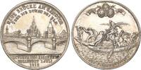 Ulm Stadt, Silbermedaille 1912. Auf das Fischerstechen anlässlich der Eröffnung der neuen Brücke am Gänstor. EF