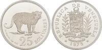Venezuela 25 Bolivares 1975. Jaguar. Polierte Platte, min. ber&uuml;hrt 584.69 元  ＋  350.81 元 运费