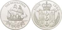 Niu Inseln 10 Dollars 1992. Segelschiff. Polierte Platte 623.67 元  ＋  350.81 元 运费