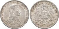 Preussen 3 Mark 1913. Wilhelm II. 1888-1918. Regierungsjubil&auml;um. Fast vo... 311.83 元  ＋  350.81 元 运费