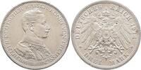 Preussen 3 Mark 1913. Wilhelm II. 1888-1918. Regierungsjubil&auml;um. Sehr sc... 311.83 元  ＋  350.81 元 运费