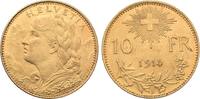 Schweiz 10 Franken 1914 B. Vreneli. Sehr sch&ouml;n-vorz&uuml;glich 3,508.12 元  ＋  350.81 元 运费