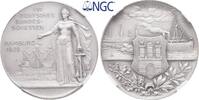 Hamburg Stadt Silbermedaille 1909. Auf das 16. Bundesschie&szlig;en. Stadtansi... 3,508.12 元  ＋  350.81 元 运费