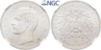 Bayern 5 Mark 1908 D. Otto 1886-1913. Vorz&uuml;glich / NGC MS 62 2,960.28 元  ＋  337.25 元 运费