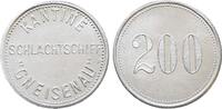 Deutschland / Schlachtschiff Gneisenau 200 Pfennig Auslandseinsätze der deutschen Kriegsflotte. Aluminium Kantine Marke. -