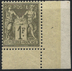 FRANCE 1 F 1 F bronze (I), type SAGE, neuf * et TB. Signé R. CALVES. Coté 1.400 €.