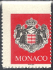 MONACO TVP TVP rouge, variété piquage très décalé. RARE. Un seul carnet CONNU : 10 TP !