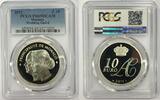 MONACO 10 € 2011 10 € ALBERT II & CHARLENE ARGENT gradée PCGS 69 ! PP 256.93 US$  +  16.42 US$ shipping