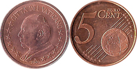VATICAN 5 c 2002 JEAN PAUL II Unz 105.59 US$  +  16.42 US$ shipping