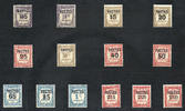 MONACO 1937 Timbres-taxe surchargés ss MNH 75.08 US$57.49 US$  +  16.42 US$ shipping