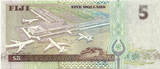 Fiji 5 Dollars 2002 Queen Elizabeth II UNC